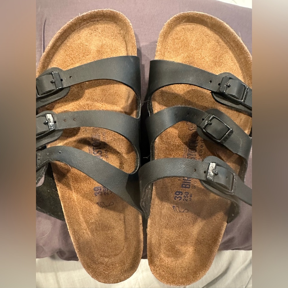 Black Birkenstock sandals